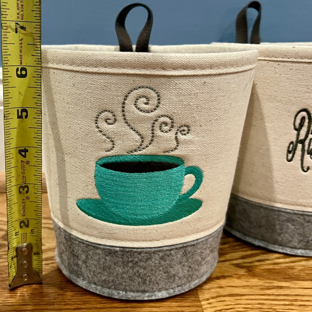 Hearth & Hand Gray Felt Storage Basket